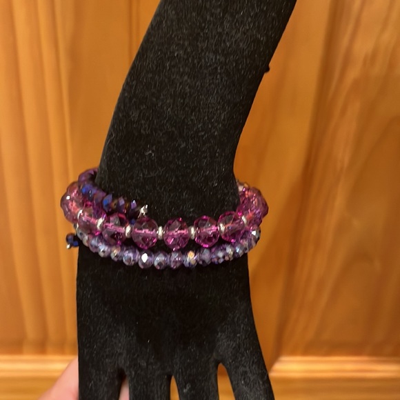Purple Wrap Bracelet - Picture 3 of 6